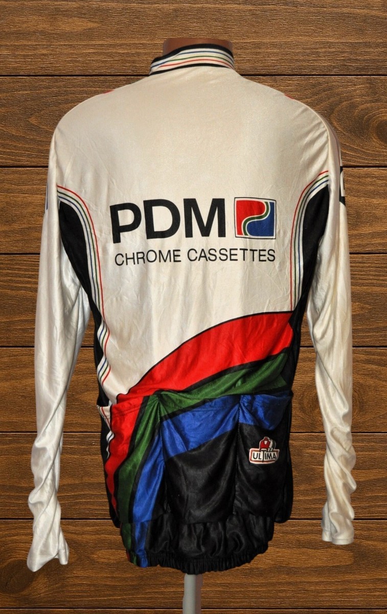 Maillot Vélo Vintage Ultima - PDM Chrome Cassettes - Manches Courtes Taille XL