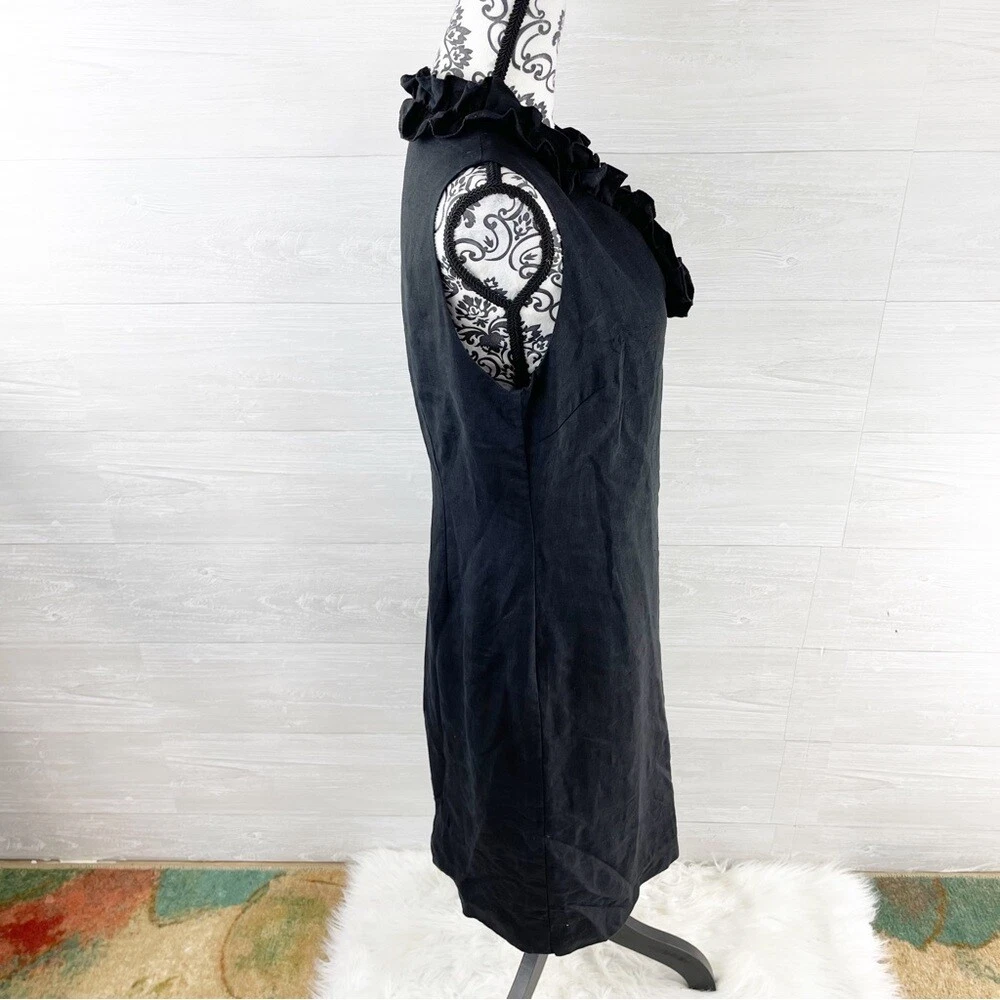 Abito in lino senza maniche con volant Kate Spade New York Bonnie