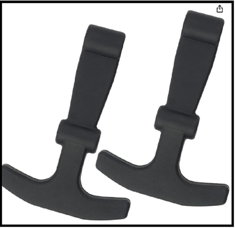 T Latches Lid Hard Durable Rubber Non Slip Replacement Parts 2 Pack
