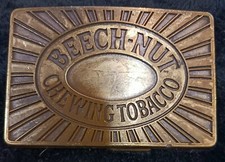 Vintage 1970s  BEECH-NUT CHEWING TOBACCO   Belt Bucklet