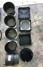 Lot of 10ps Dyna-Lite Reflectors Barn Doors  Grid for Strobe Flash