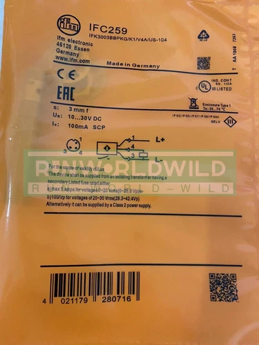 1PCS New For IFM IFC259 Proximity switch Sensor