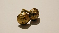 FRANCE 14-18 39-45 + APRES : PAIRE DE BOUTONS DE KÉPI GENIE 10mm 