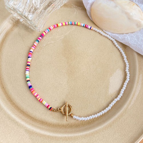 Pearl Bead Necklace Clavicle Chain Jewelry Accessories - Picture 7 of 12