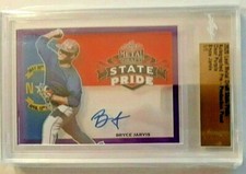 2020 Leaf Metal Draft BRYCE JARVIS Clear Purple Auto Pre-Production Proof #1/1!