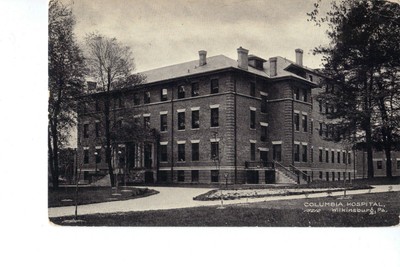 Wilkinsburg PA Columbia Hospital 1907 Postcard | eBay