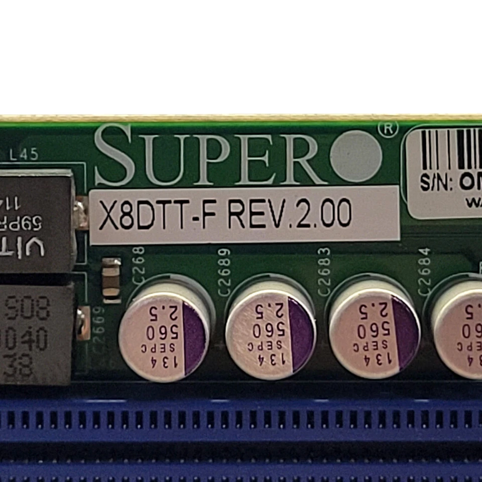 Supermicro X8DTT-F Server Node Motherboard Dual Intel LGA 1366 DDR3 Dual LAN - Image 4 of 4