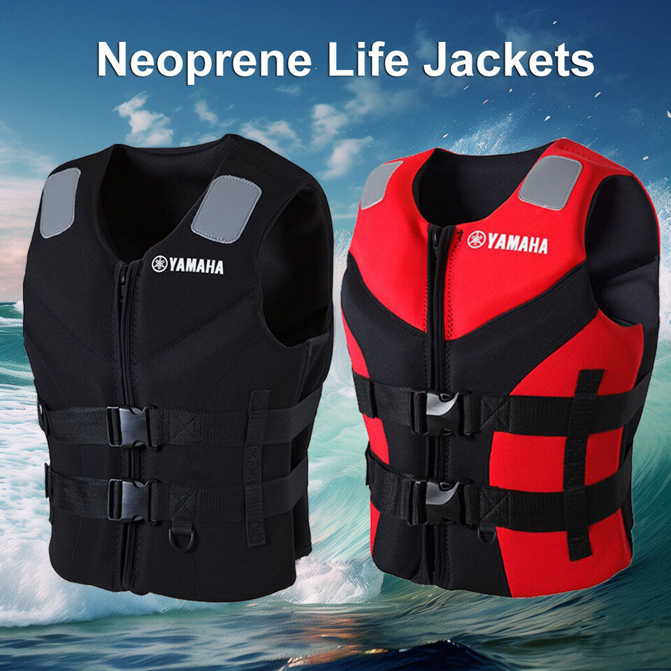 Neoprene Life Vest Jet Ski Surfing Swim Wakeboard Fishing Buoyancy Life Jackets