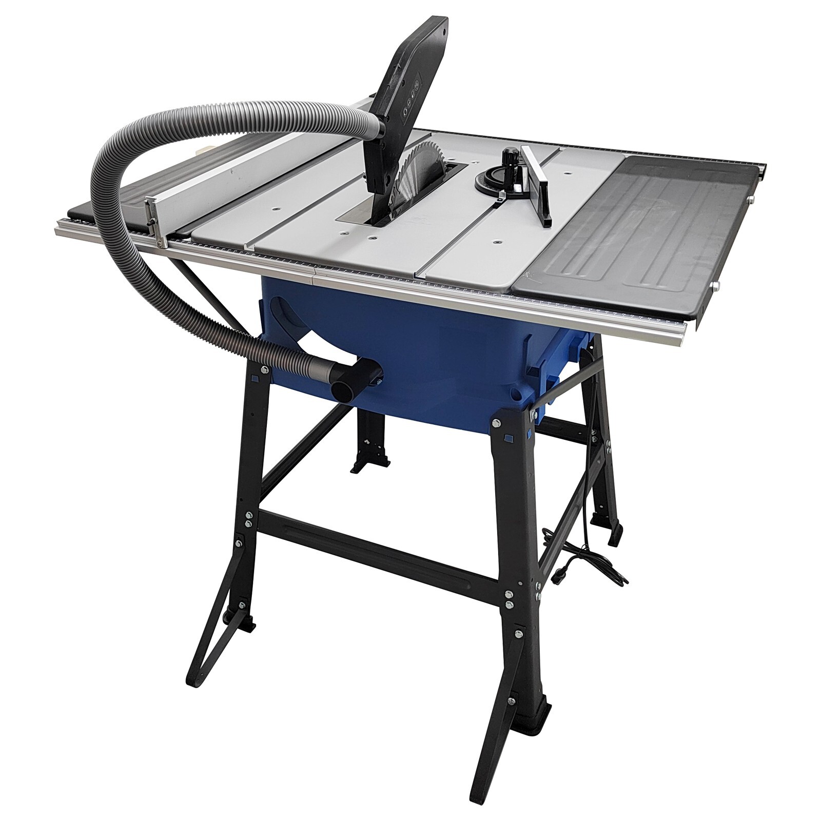 Vertical High Speed Table Saw 220V with Wood Saw Blades & 2 Drum Supports 1800W
