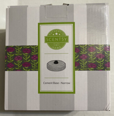 NEW Scentsy Lampshade Collection Narrow Cement/Electric Wax Warmer Base. 36153