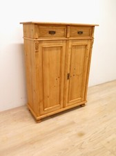 großes Weichholz-Vertiko im Landhausstil, Schrank, Kommode von Antik-Lux