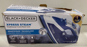 BLACK+DECKER Xpress Steam Traditional Cord Reel Iron