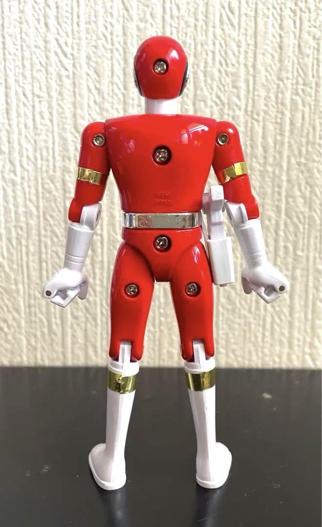FIGURINE POWER RANGERS Kousoku Sentai Turboranger Chogokin rouge rose set BANDAI EUR 113,53
