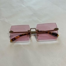 KAREN WALKER THE BIRD 58MM RIMLESS SUNGLASSES - GOLD/PINK Karen Walker | Accessories | Karen Walker The Bird Pink  main image 2