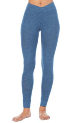 CUDDL DUDS Soft Knit Leggings sz XS X-Small (2-4) Layers Heather