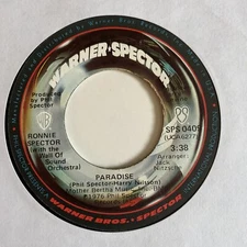 Ronnie Spector 45 Paradise / When I Saw You NEW reissue unplayed