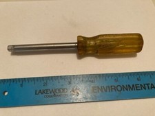 MADE IN USA VINTAGE Klein Tools 65066 - 1/4" Socket / BIT Size Spinner 6" Handle