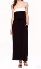 J Crew Maxidress S Amie in Black Style A5025 $110 Dress NWT Women’s Small