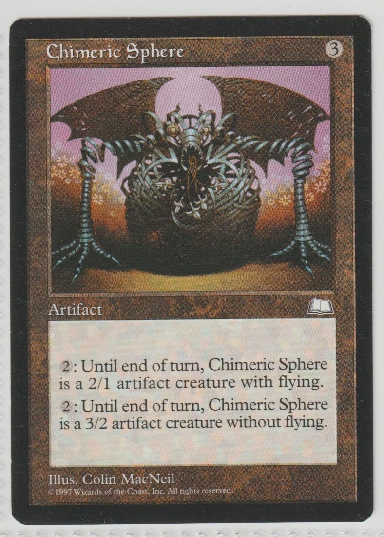 MTG - 1x Chimeric Sphere - 1997 Weatherlight, UNCOMMON - Magic: the Gathering