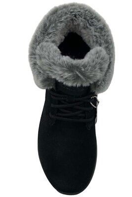 Skechers On the GO City 2 Suede Ankle Boots Winter Wishes Black | eBay