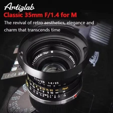 Artizlab Classic 35mm F1.4 Full Frame Wide Angle Lens for Leica M-mount Camera