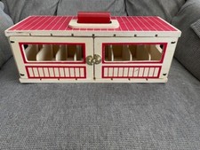 Melissa  Doug Wood Take-Along Show Horse Stable Only Barn no figures 