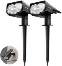 LITOM  clairage solaire de paysage, IP67  tanche 12 LED Appliques murales