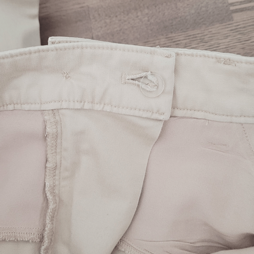 Abercrombie & Fitch Wide Leg High Rise Khaki Pants Size 31/12 - Picture 5 of 7