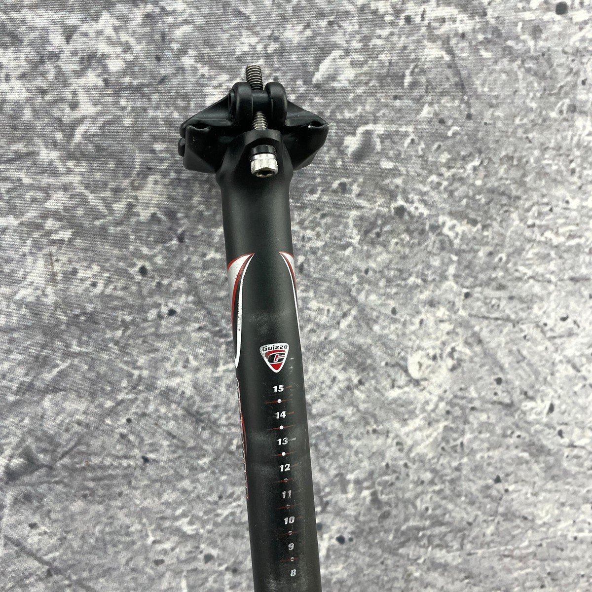 Tige De Selle Vintage Guizzo 27.2 Mm, Noir, 350 Mm, Micro-réglage VTT/BMX