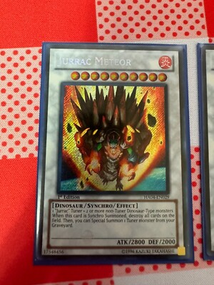 Jurrac Meteor - Secret Rare 1st Edition Hidden Arsenal 4 (HA04-EN029)