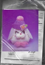 Distlefink Designs~ Bunny/Egg Basket Center Piece ~Plastic Canvas Kit 75562