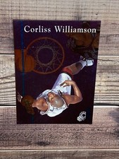 Arkansas Razorbacks 1995 Classic Rookies Corliss Williamson #110 Rookie RC Card. rookie card picture