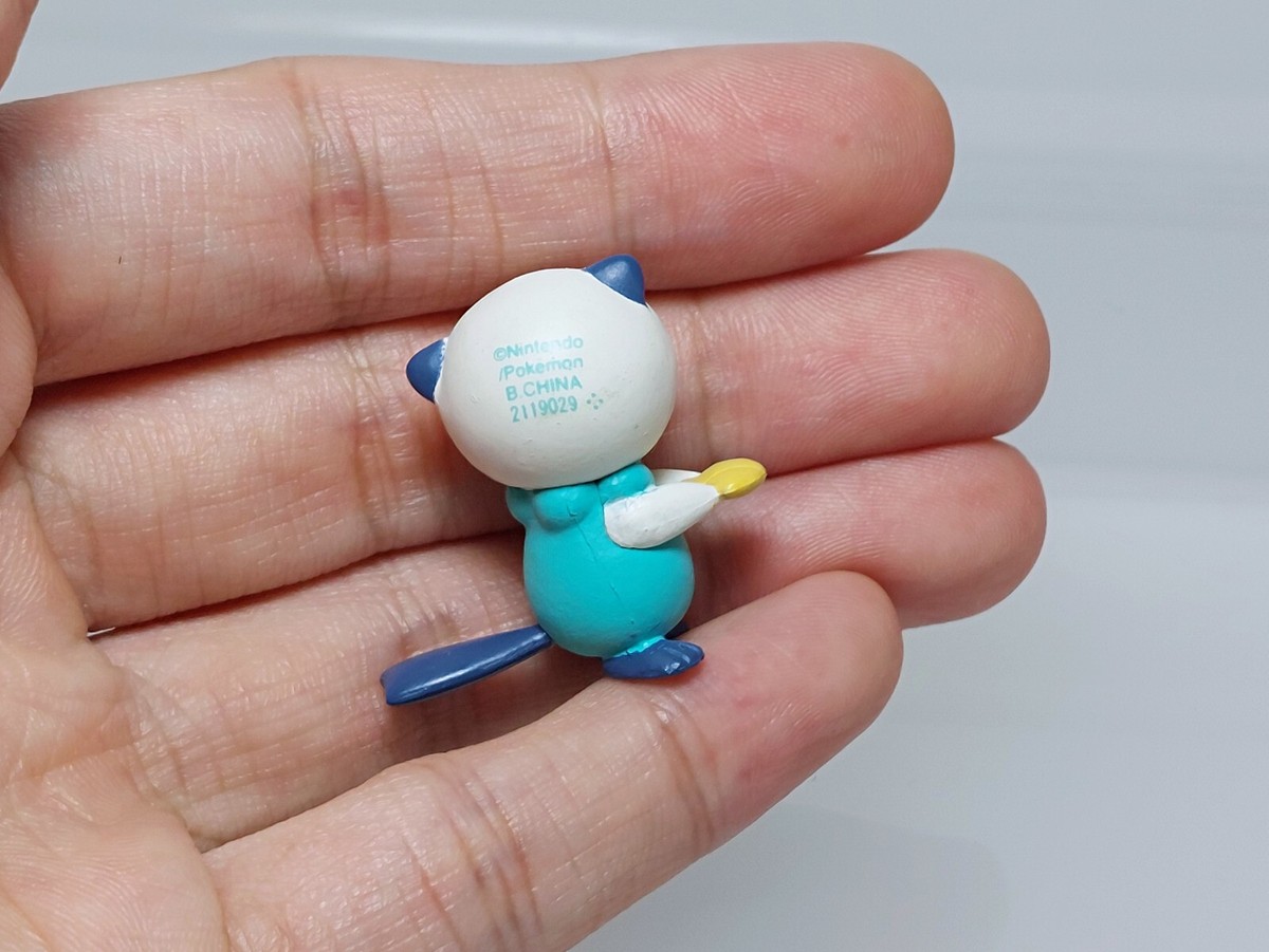Snivy Tepig Oshawott Pokemon Clipping Figure Set Bandai Toy Japan