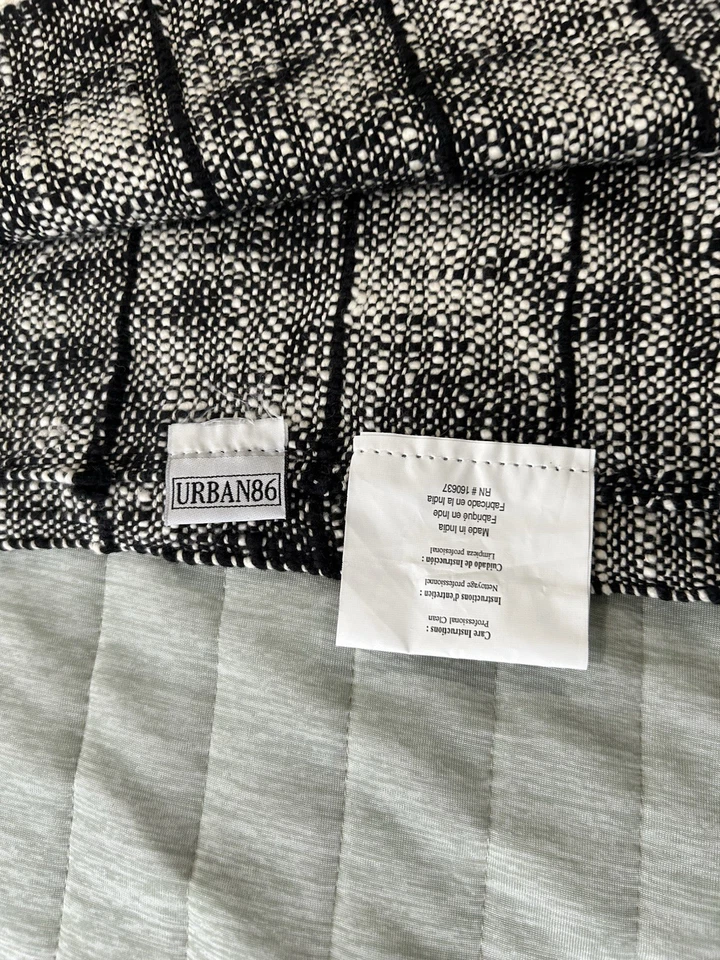50x60 In, Boho Blanket Black/white Urban86, Decorative Throw, - Image 3 of 4