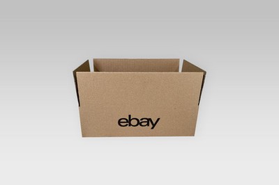 Versandkarton Kleinpaket Faltkarton AM: 250x150x80 mm 1-wellig eBay Logo