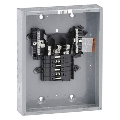 SQUARE D QO312L125G Load Center,125A,Lug,3 Phase,12 Spaces 1D400
