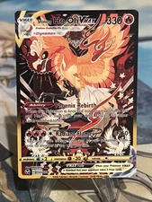 Custom Pokemon Ho-Oh Vmax promo rare Waifu Doujin  ACG DIY Full Art Card