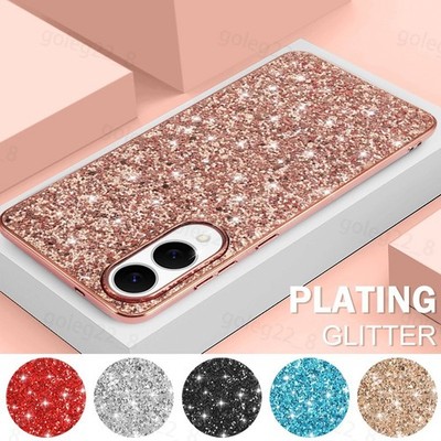 Bling Glitter Phone Case For Samsung S25 S24 S23 S22 S21 Ultra A17 A15 A54 A16