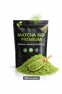 Matcha Bio Pulver 100 G - 100% Natürlich, Premium Japan Match