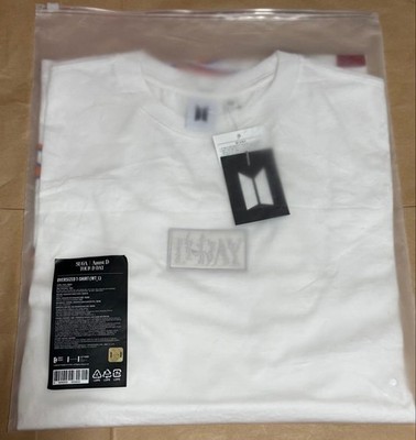 BTS SUGA Tour Agust D Tour D-DAY Oversized T-Shirt White size L | eBay