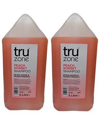 Truzone Pfirsich Sorbet Shampoo 5 Liter 2er Pack.
