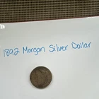 1892 Morgan Silver Dollar $1 Silver Circulated Ungraded Uncertified