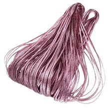 100m Hair Strings for Braids Hair Braiding String Pink/Silver Tone