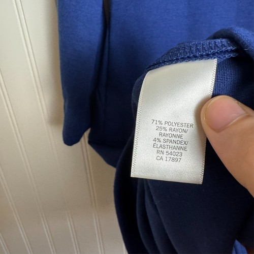 Banana Republic NWT Royal Blue 3/4 Sleeve Knit Dress Size Small G33 - Picture 6 of 6