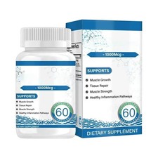 High Potency 1000mcg Supplement for Muscle  Tissue Recovery Support,60 Caps
