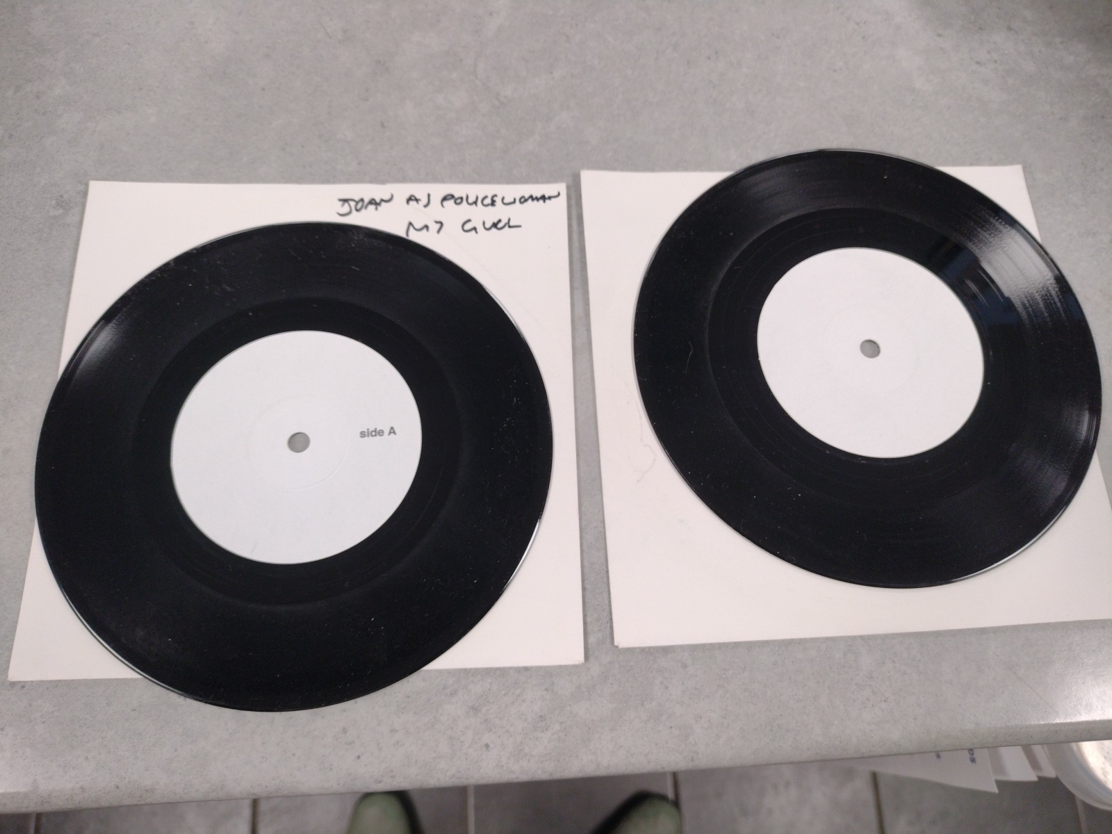 Joan As Police Woman My Gurl 7"" vinyl UK Girl 2006 White Label Promo vinyl