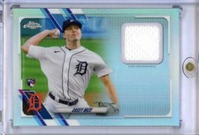 2021 Topps Baseball Complete Casey Mize Chrome Rookie RC Patch Tigers M983