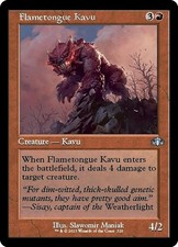 RETRO FRAME FLAMETONGUE KAVU NM! *DOMINARIA REMASTERED*