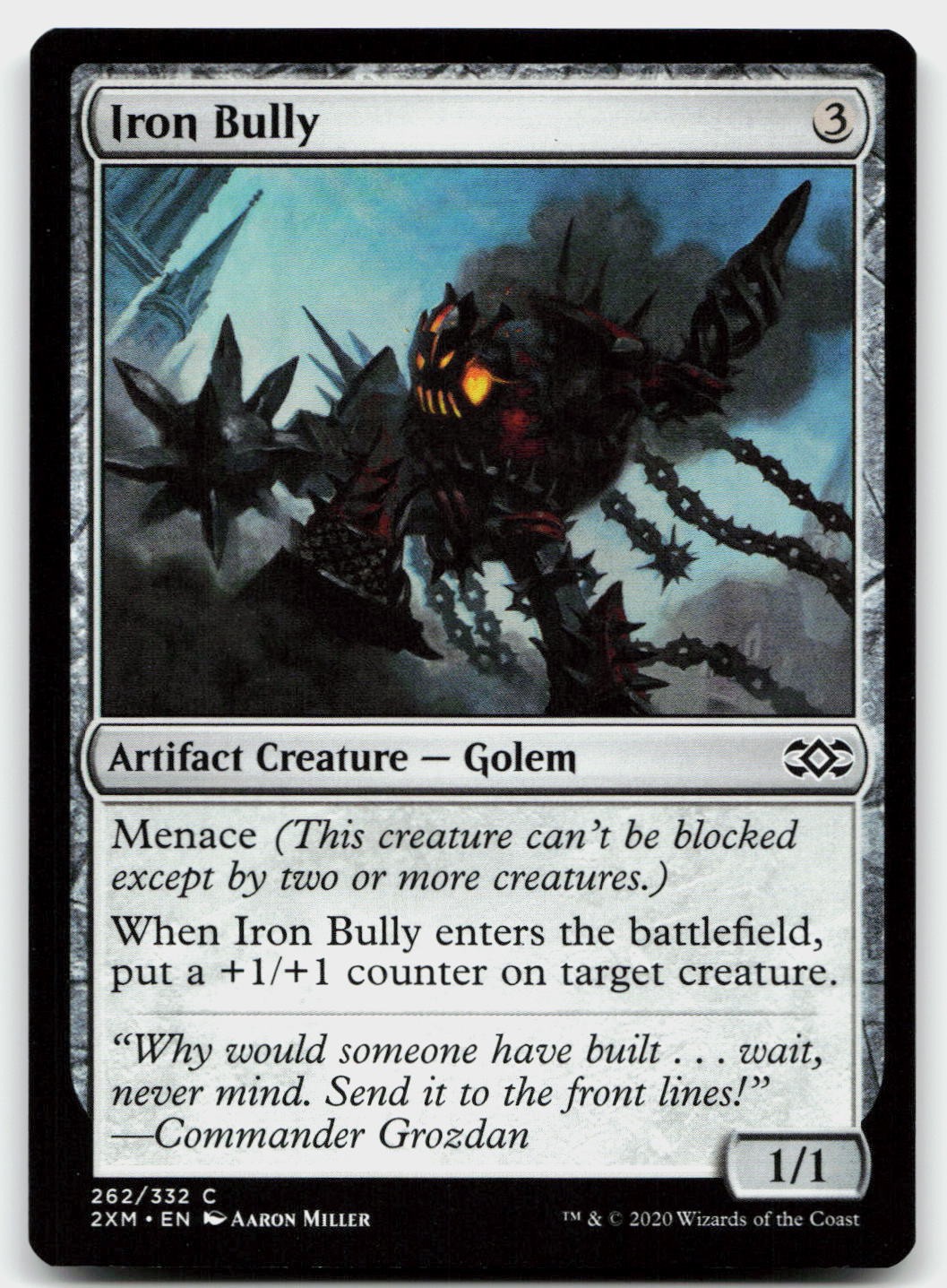 Iron Bully 262 Common Double Masters Magic: The Gathering Near Mint