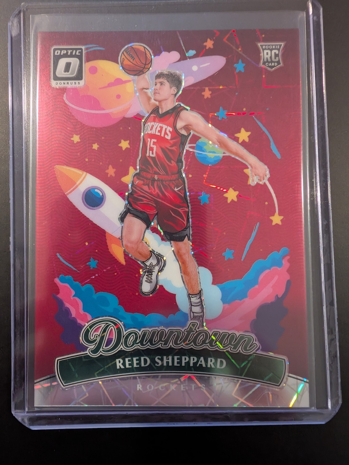 2024-25 Donruss optic Reed Sheppard Downtown RC Prizm